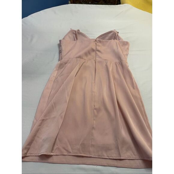 NWT Maniju Blush Pink Cocktail Party Dress Size Large New - Picture 9 of 10